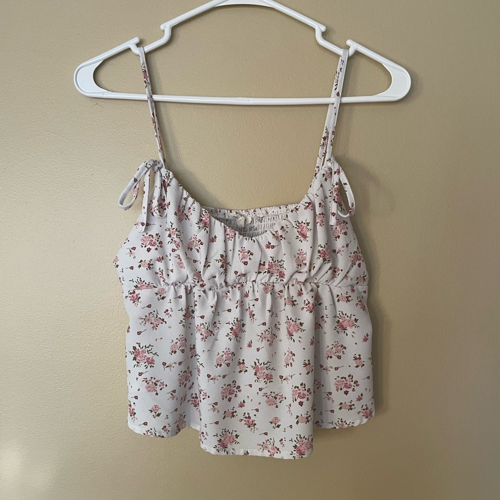 Floral Flowy Tank Top
